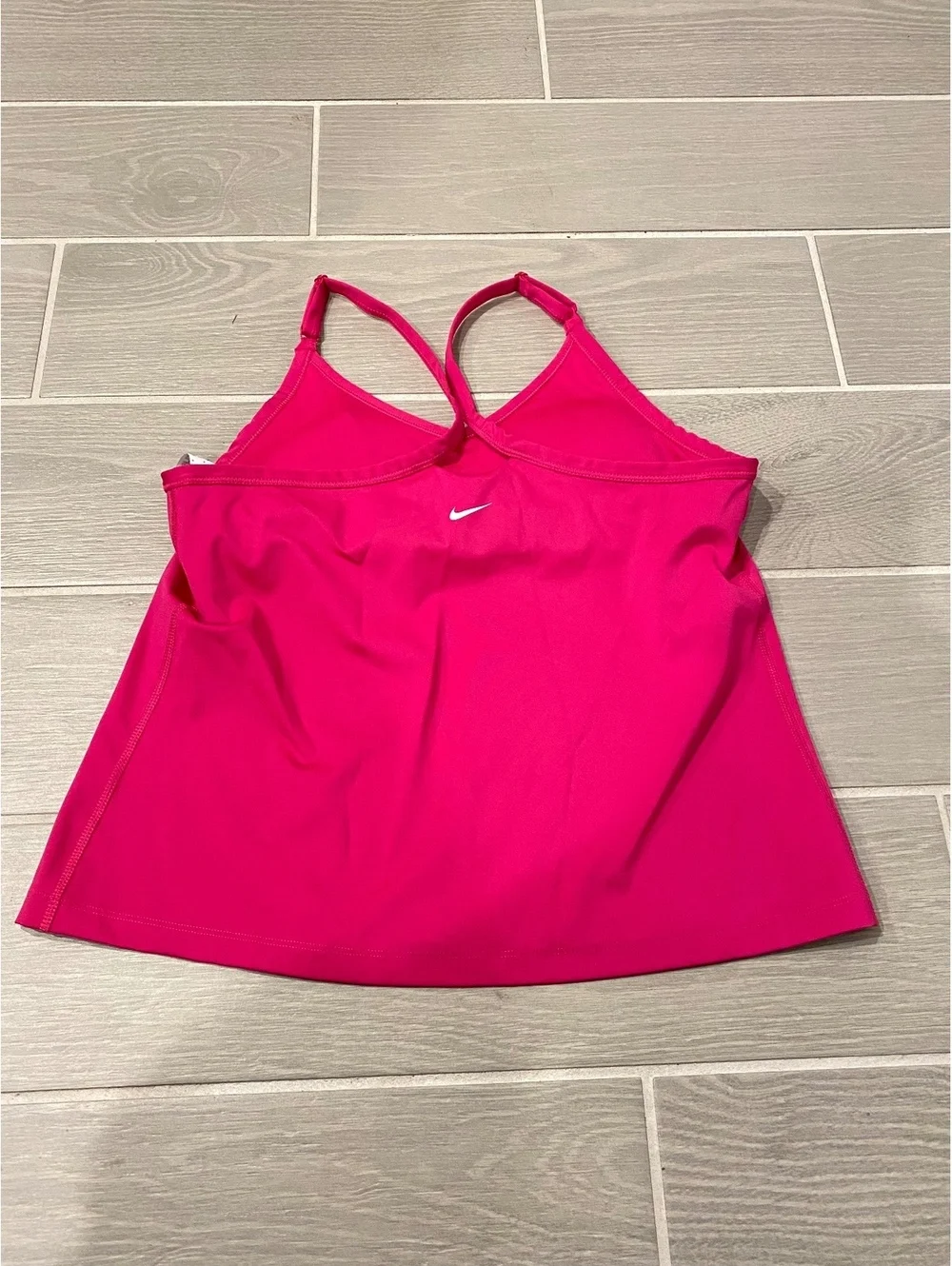 Nike Pink Athletic Tank Top with Adjustable Straps